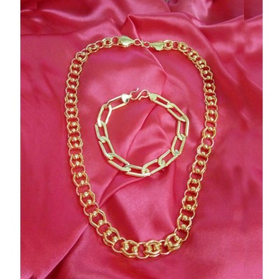 Chain Bracelet Combo Gold Plated